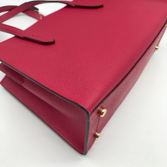 Coach Pebbled Leather Charlie 28 Carryall Satchel In Colorblock 69446 - Picture 6 of 12